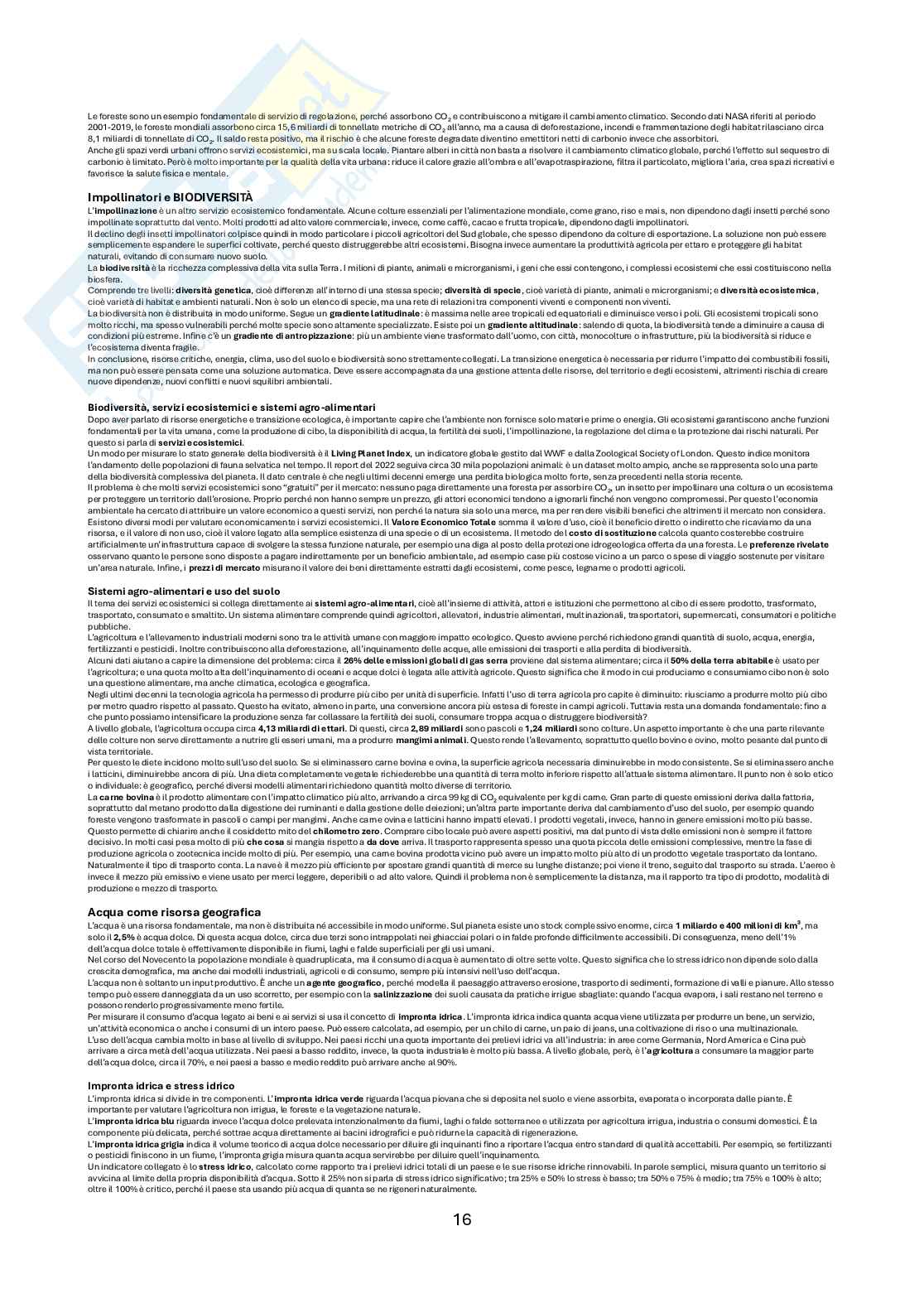 Geografia economica - Appunti riscritti Pag. 16
