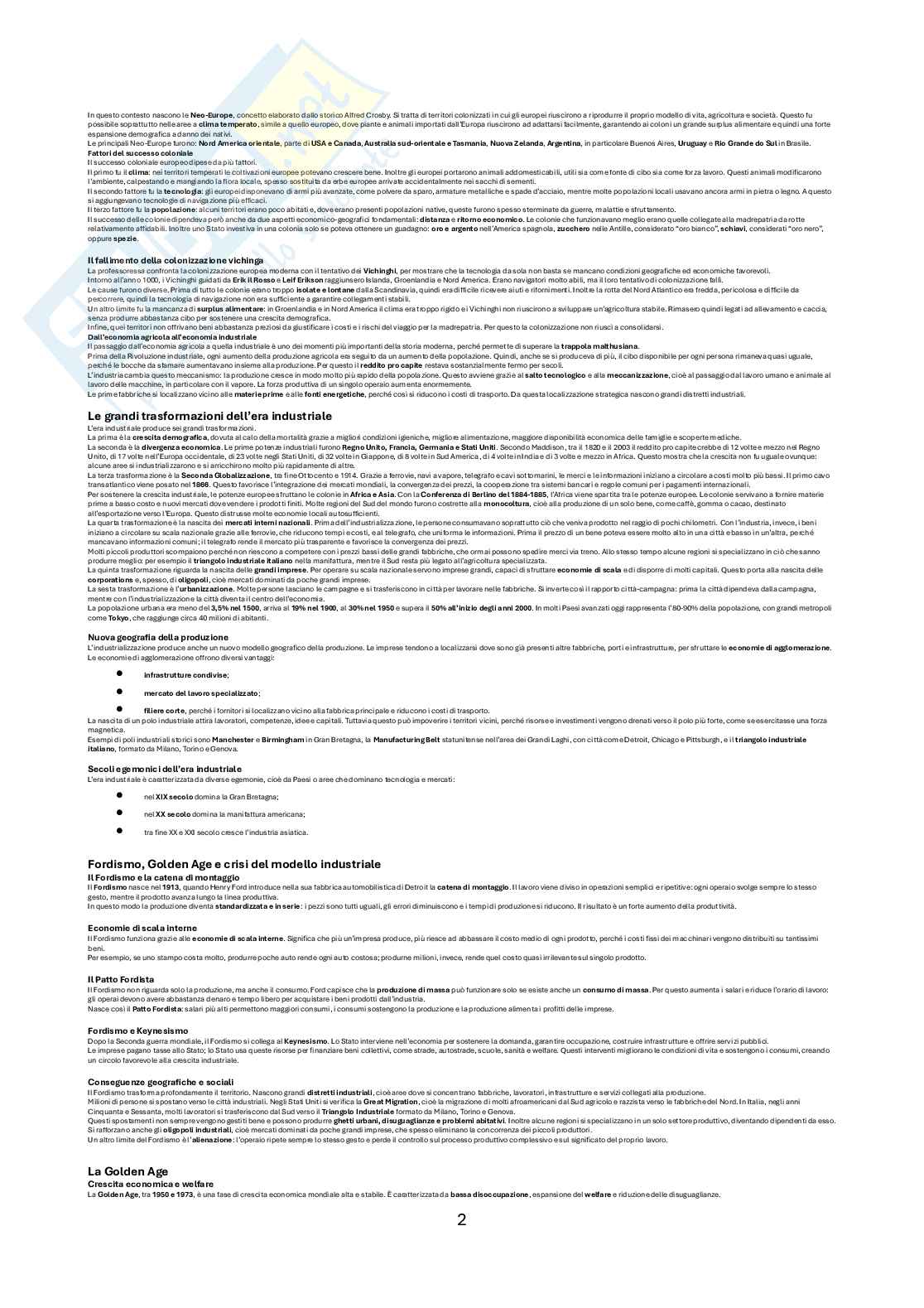 Geografia economica - Appunti riscritti Pag. 2