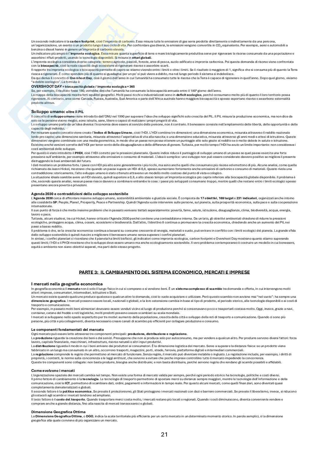 Geografia economica - Appunti riscritti Pag. 21