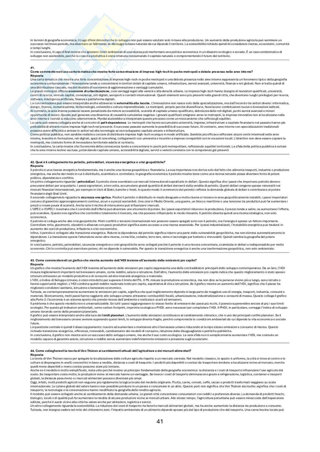 Geografia economica - Appunti riscritti Pag. 41