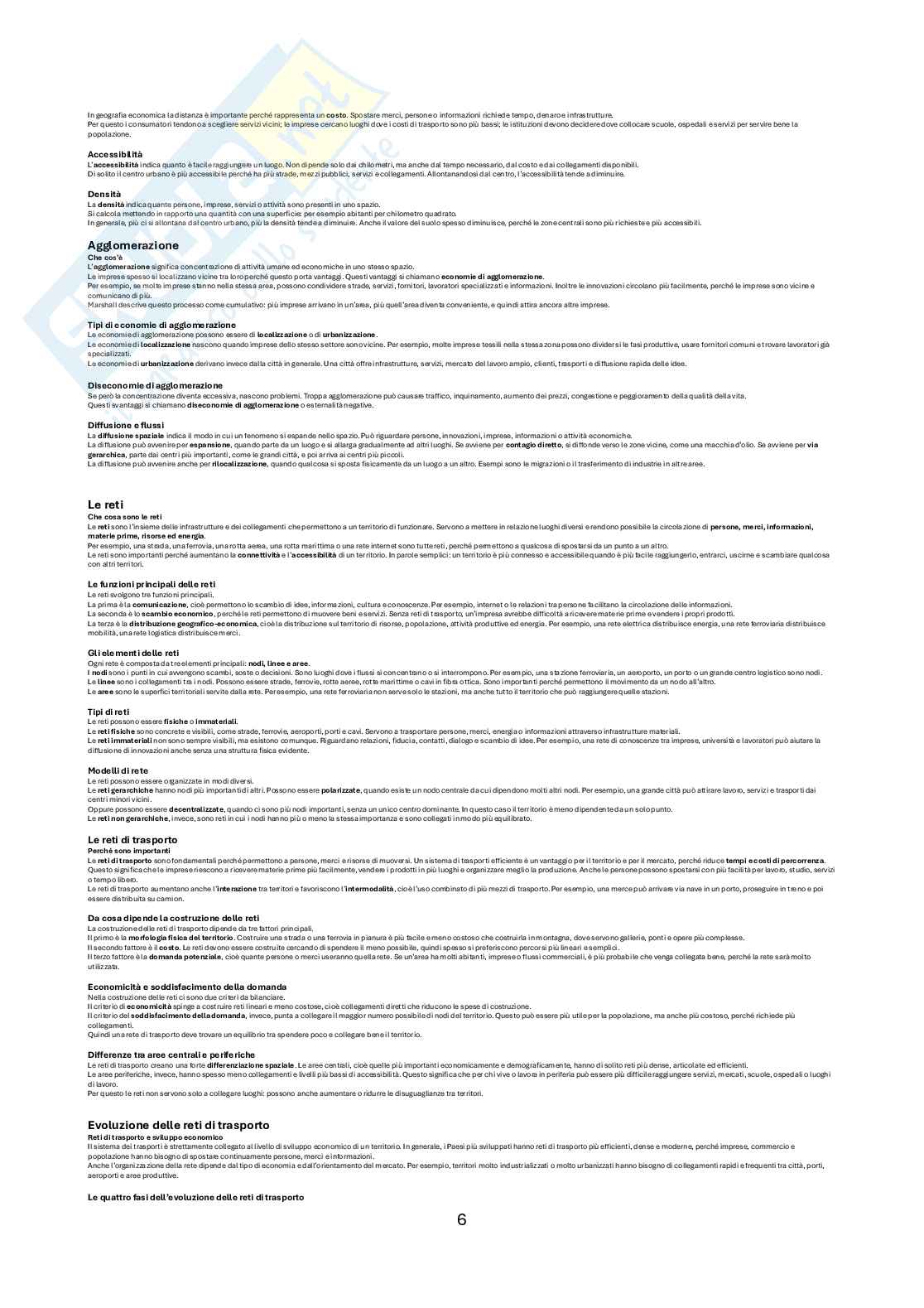 Geografia economica - Appunti riscritti Pag. 6