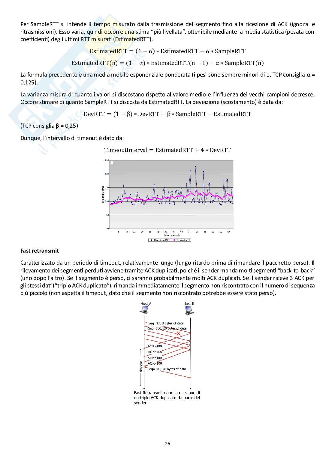 Appunti del corso di Reti di calcolatori Pag. 26