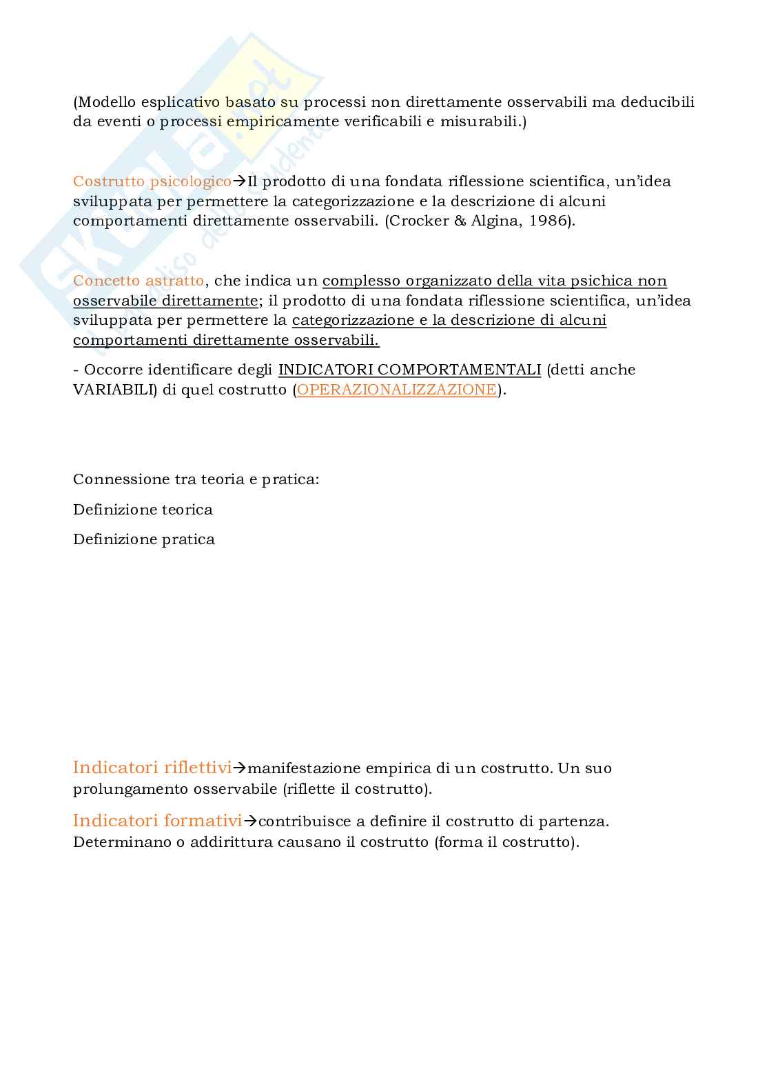 Appunti Metodologia della ricerca ed elementi di statistica  Pag. 11