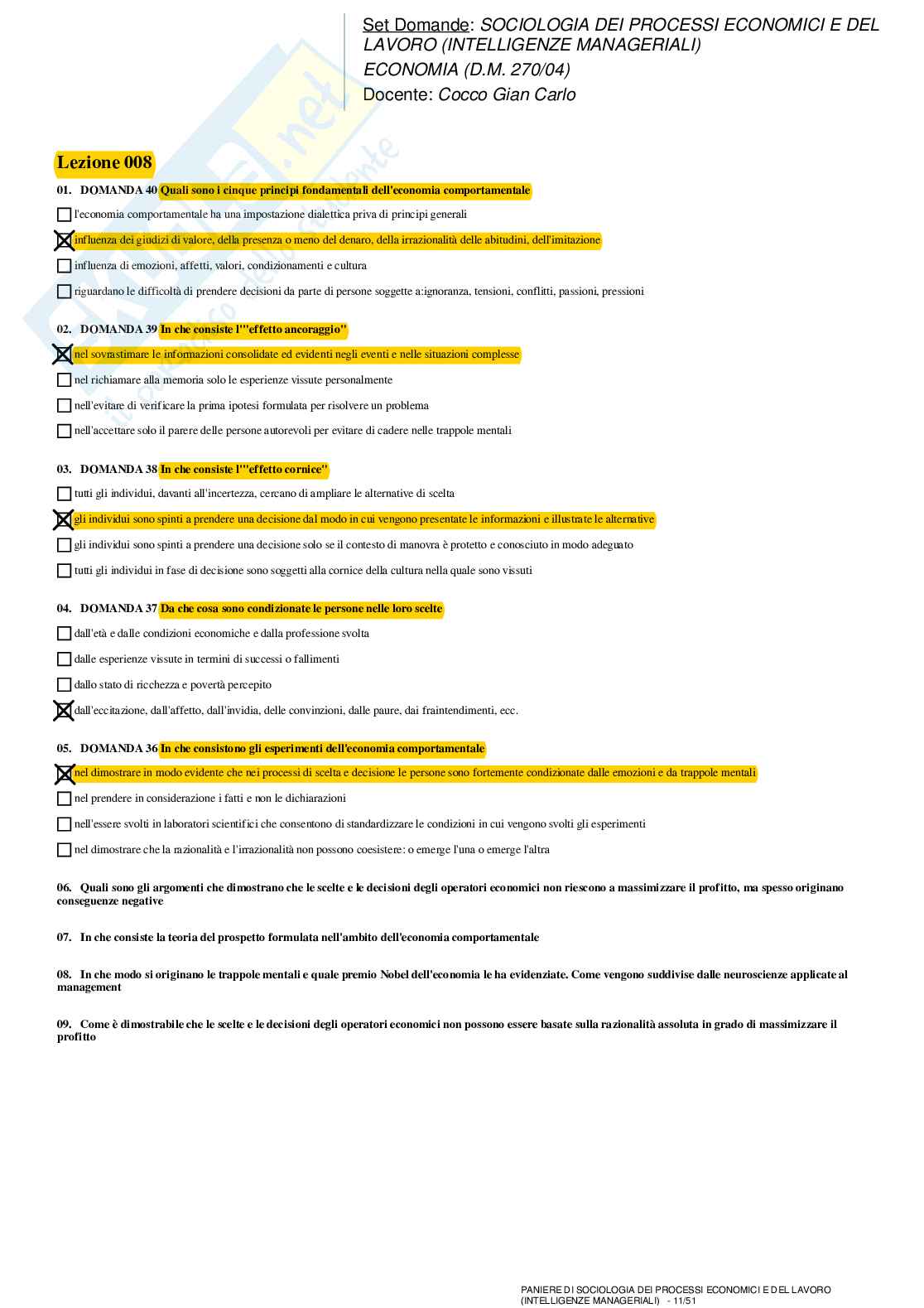 Sociologia dei processi economici e del lavoro completo Pag. 11