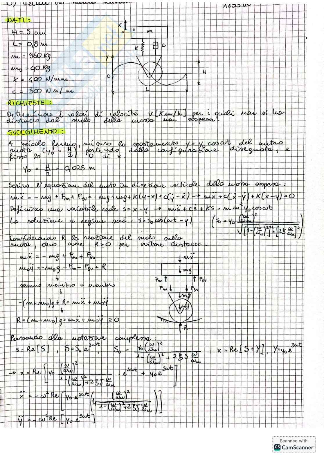 Quaderno delle esercitazioni di Meccanica applicata alle macchine Pag. 41