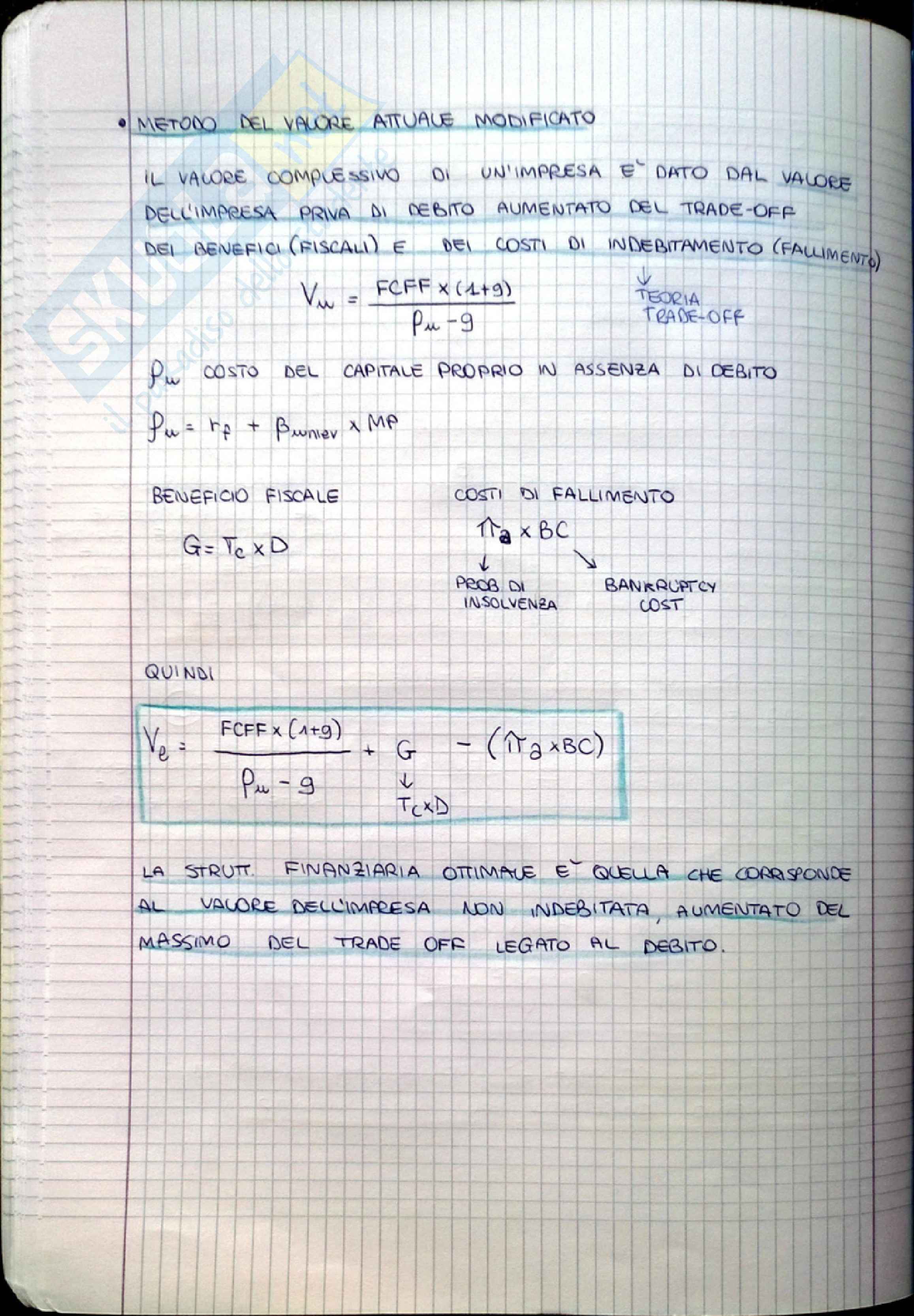 Lezioni, Finanza Aziendale Pag. 51