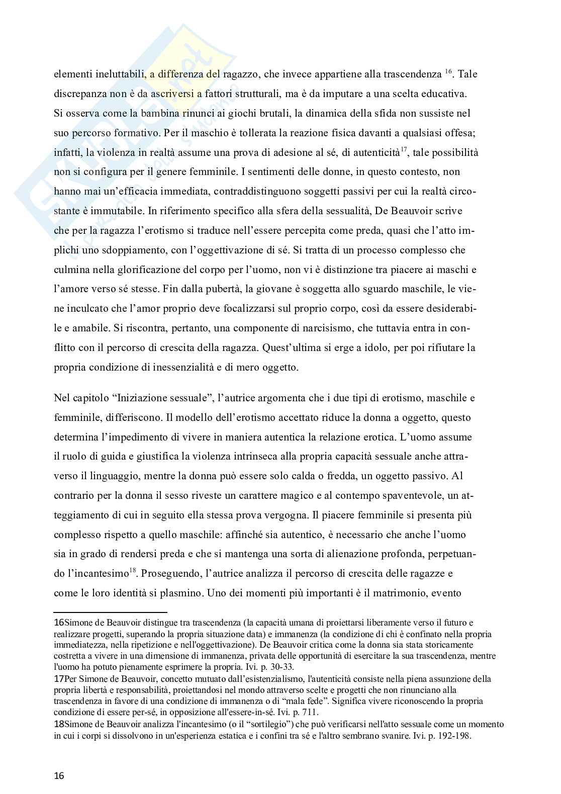 Alba de Céspedes e Annie Ernaux: la costruzione dell’identità femminile in rapporto all’incontro con il maschile. Pag. 16