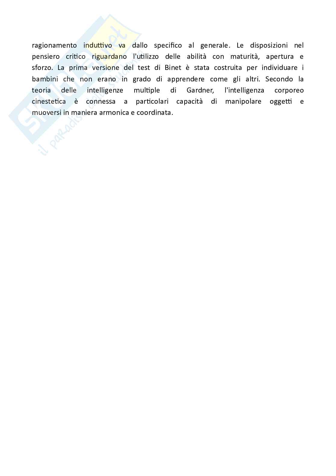 Appunti esame Psicologia dello sviluppo Pag. 6