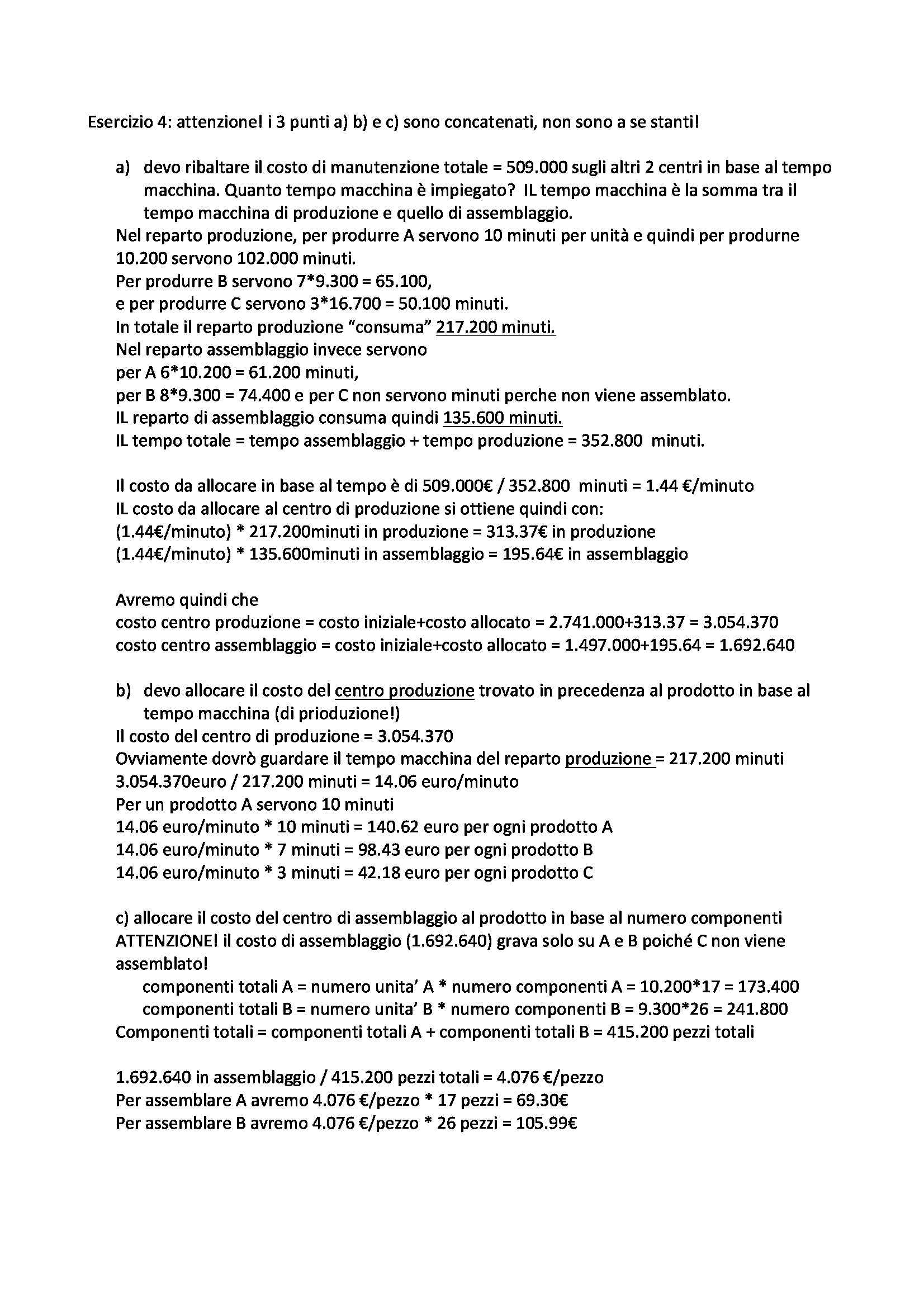 Economia e organizzazione aziendale - esercitazione Pag. 36