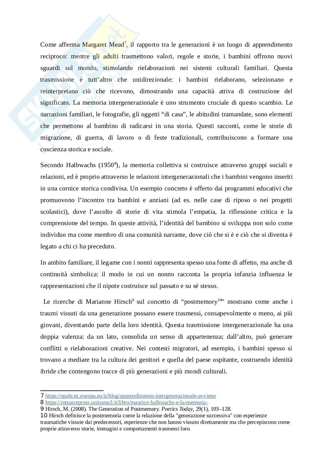 Culture dell'infanzia e diritti dei bambini  Pag. 6