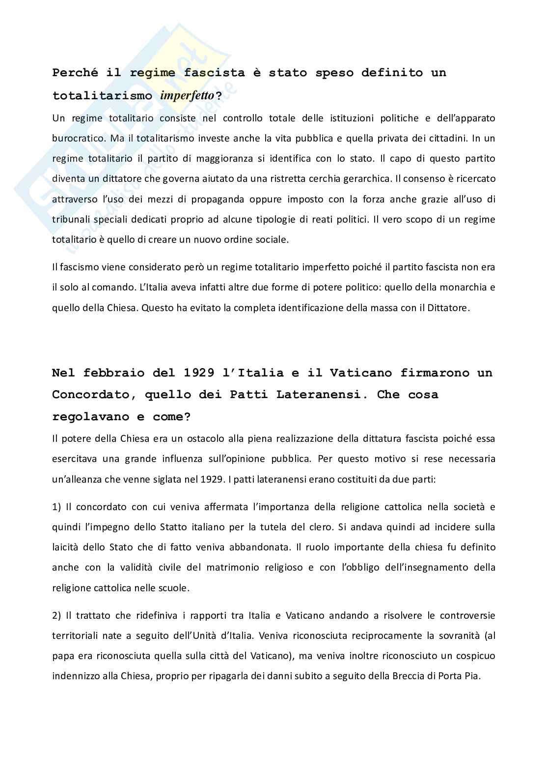 Paniere Storia contemporanea - Risposte aperte (2026) Pag. 16
