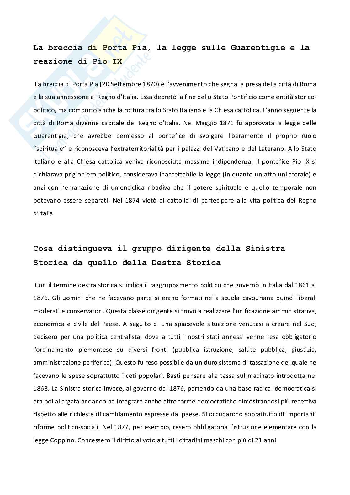 Paniere Storia contemporanea - Risposte aperte (2026) Pag. 2