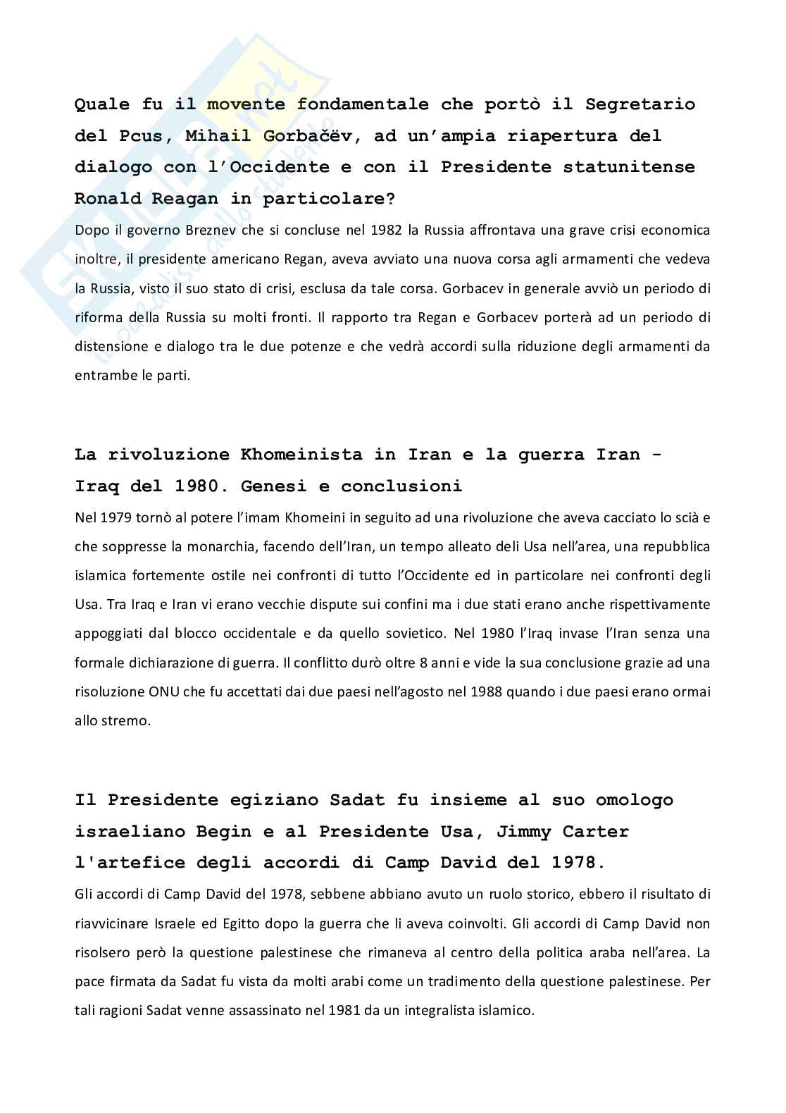 Paniere Storia contemporanea - Risposte aperte (2026) Pag. 36