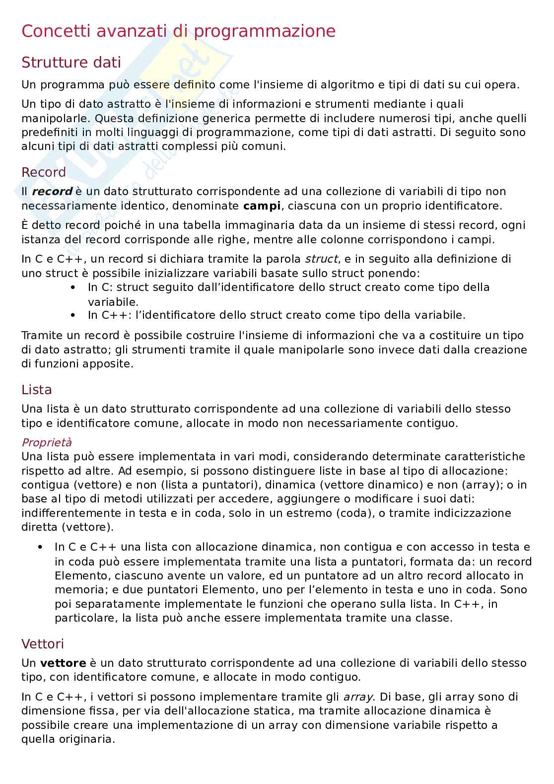 Appunti completi Fondamenti di informatica Pag. 26