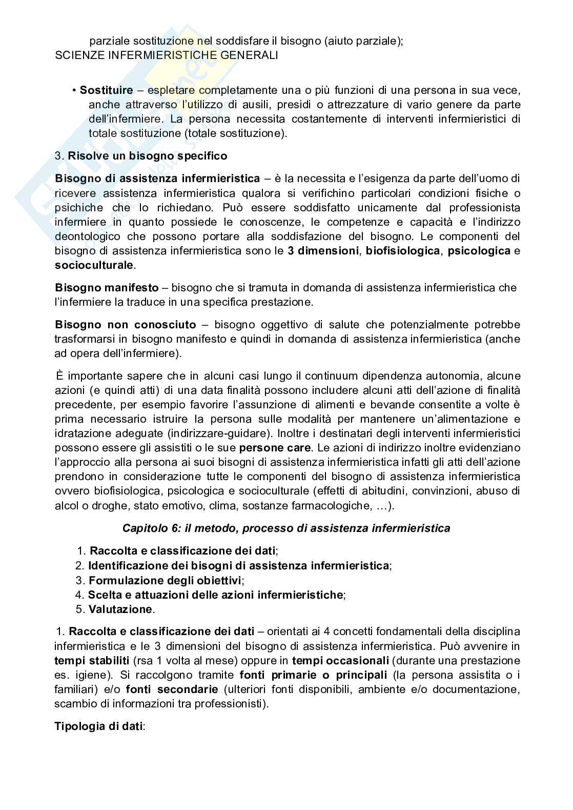 Scienze infermieristiche generali  Pag. 11