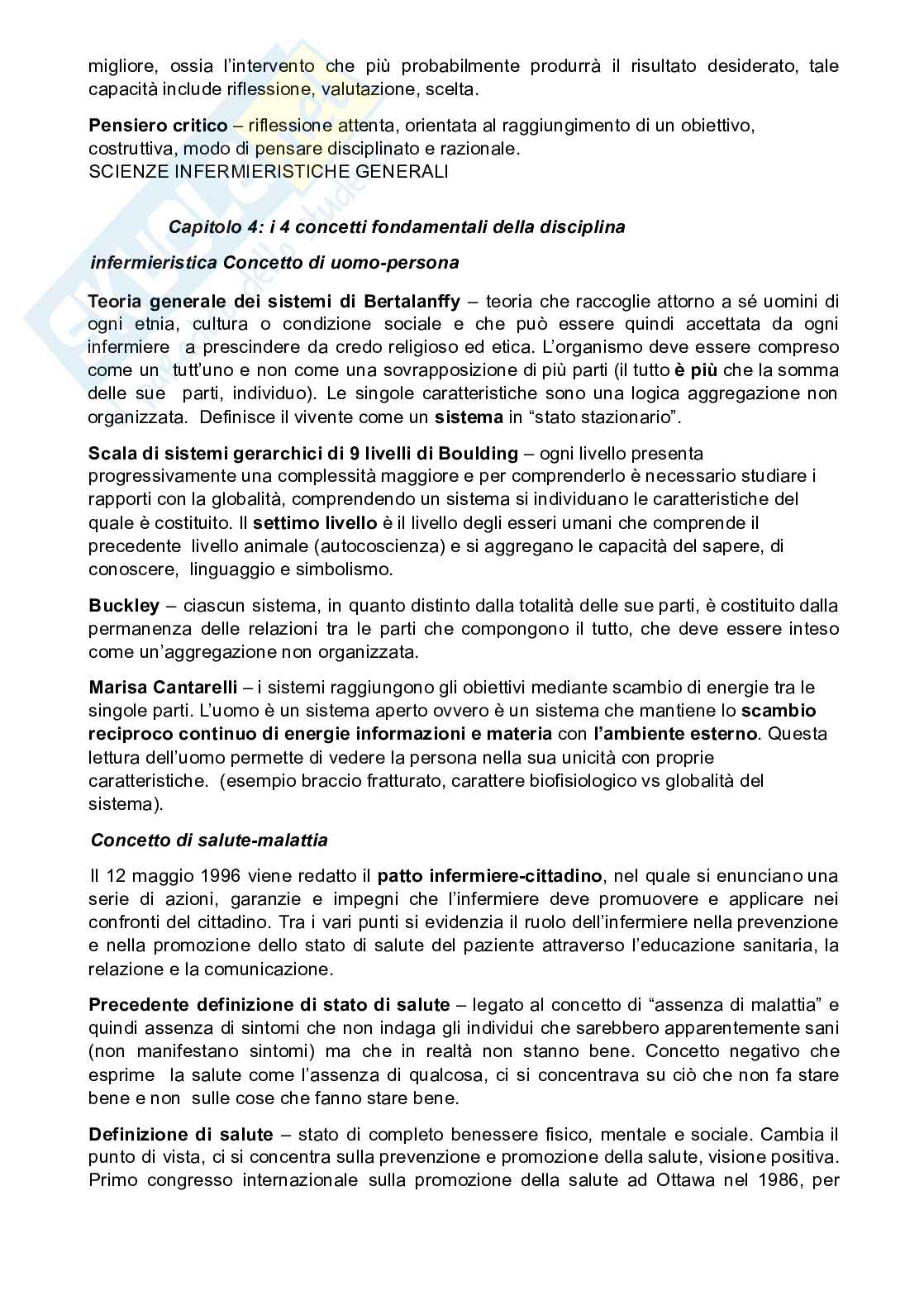 Scienze infermieristiche generali  Pag. 6