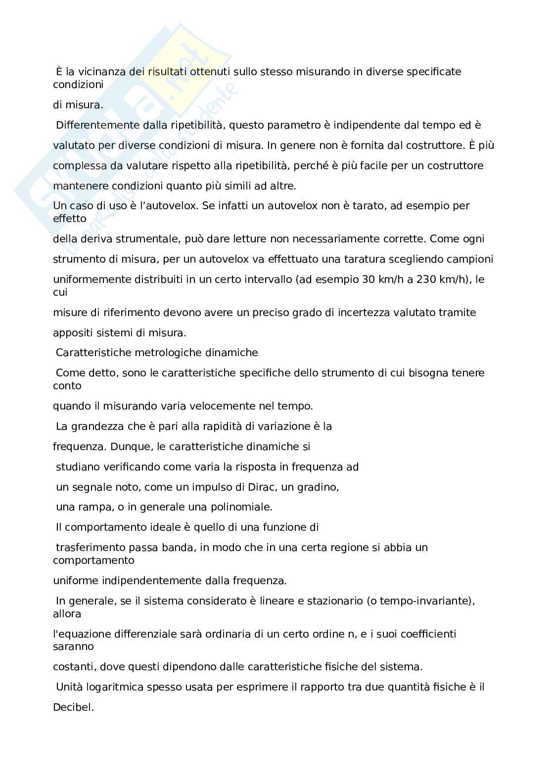 Appunti Fondamenti di misure Pag. 11