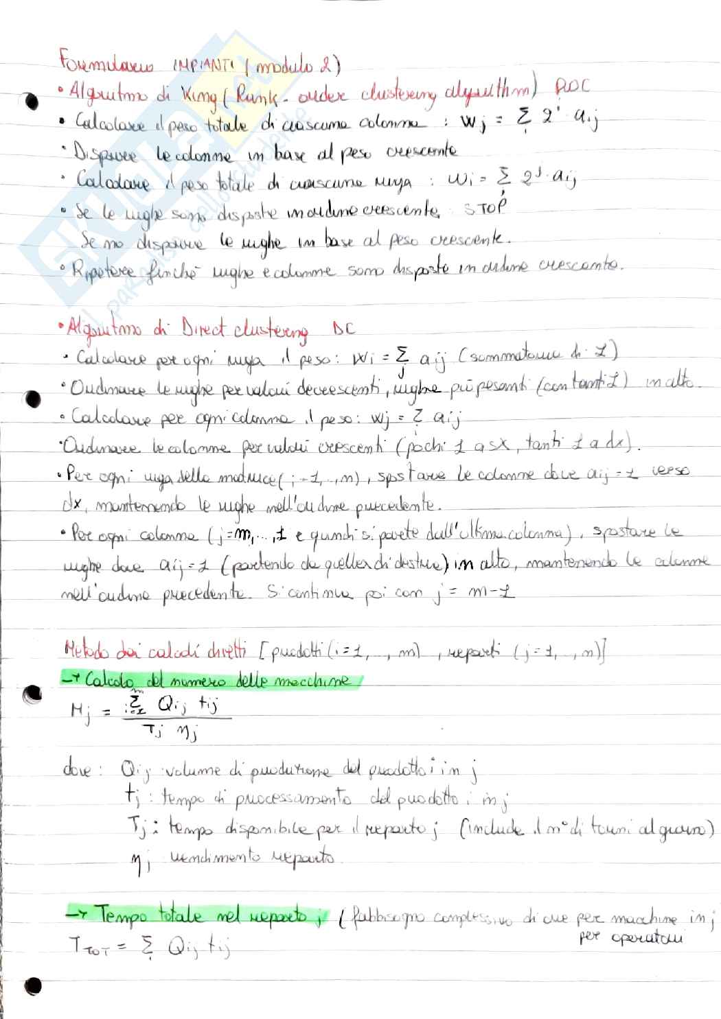 Formulario Impianti industriali  Pag. 1