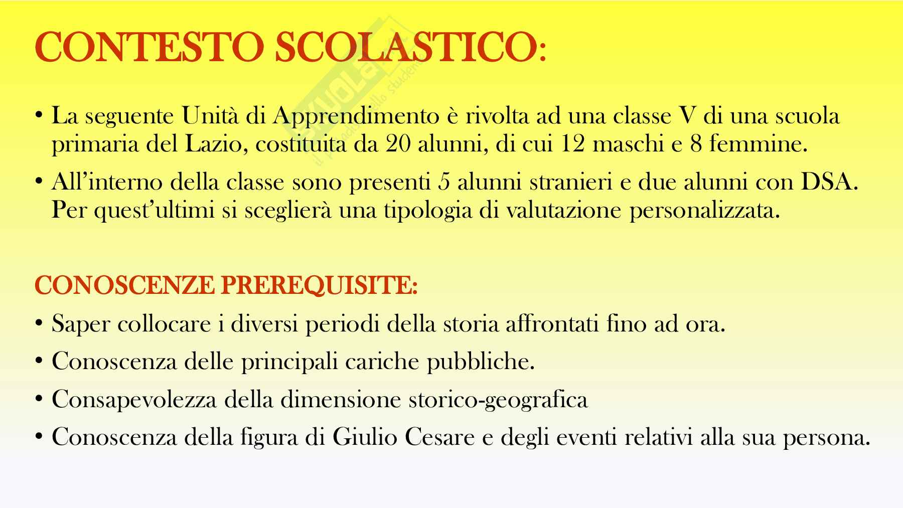Unità di apprendimento di Storia romana: sulla nascita dell'impero romano e il principato di augusto Pag. 2