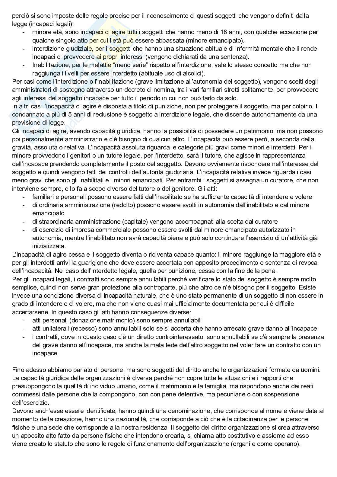 Appunti di Istituzioni di diritto privato Pag. 6