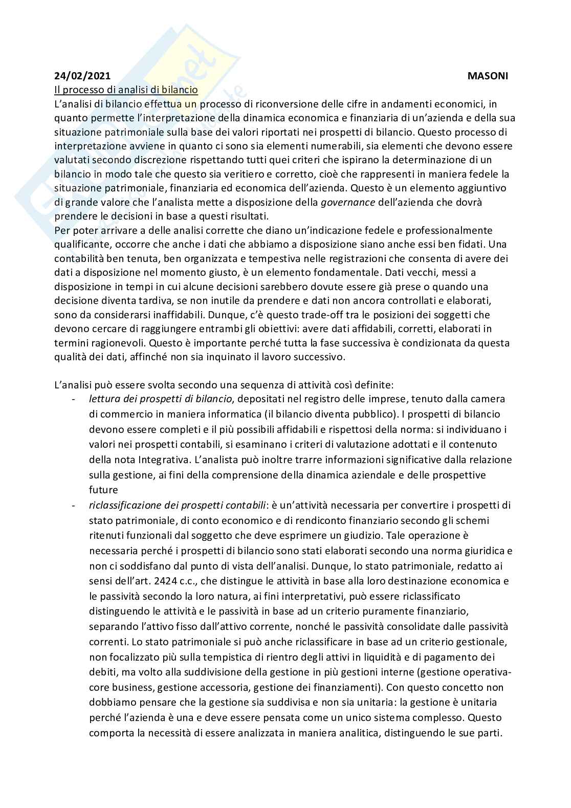 Bilancio Pag. 1
