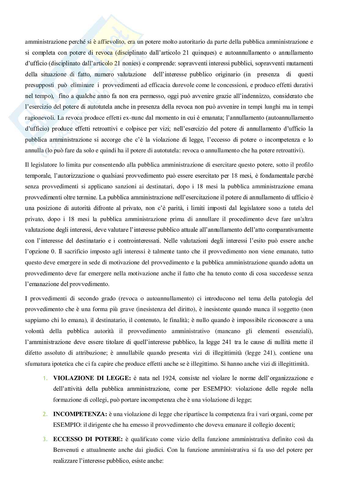Appunti lezioni di Diritto amministrativo Pag. 36