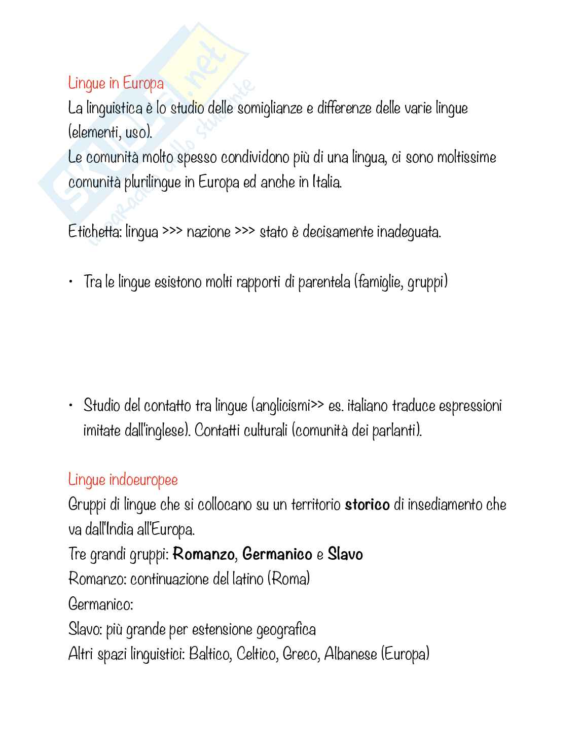 Scienze Linguistiche Per Le Relazioni Internazionali