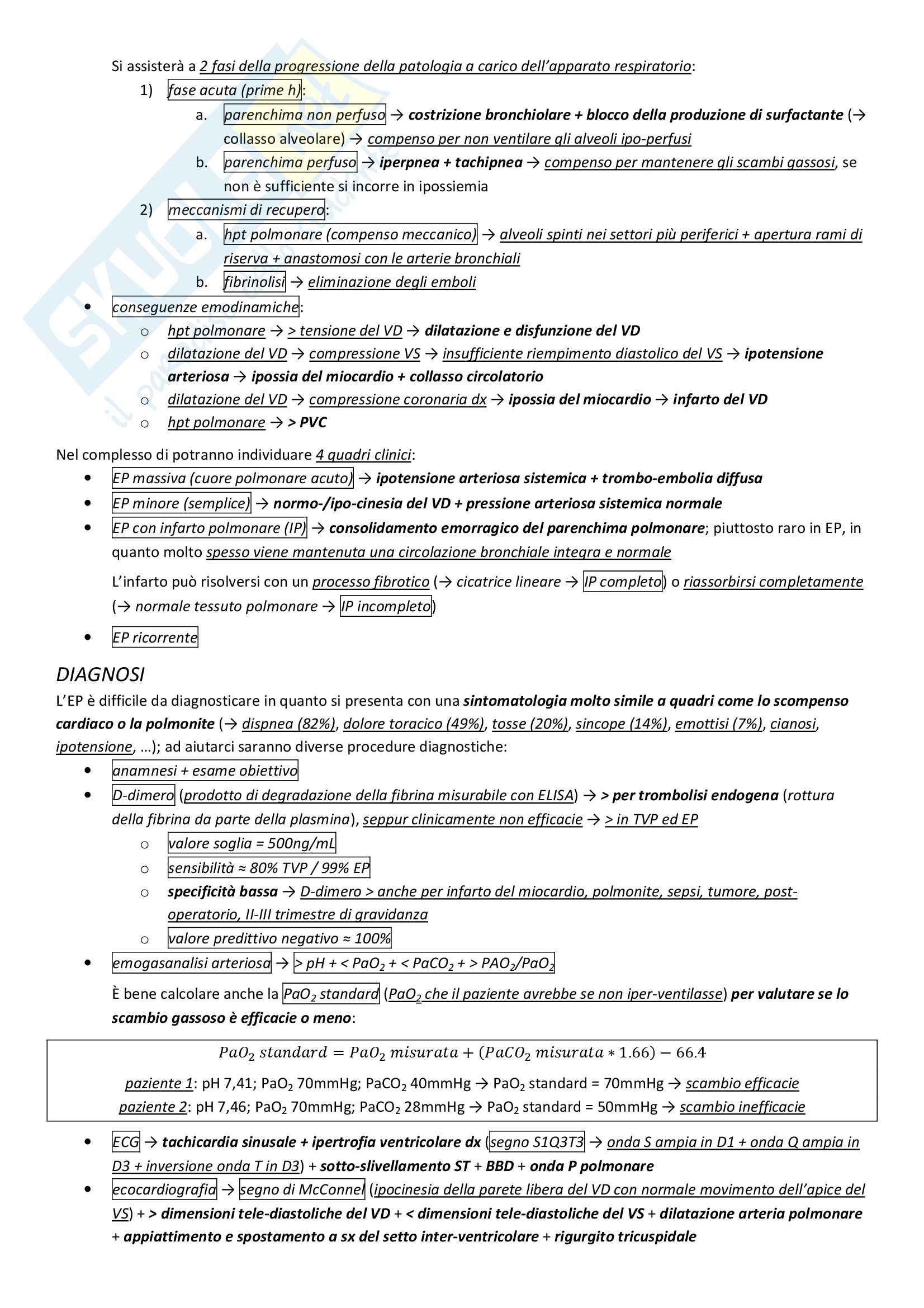 Lezioni, Pneumologia Pag. 16