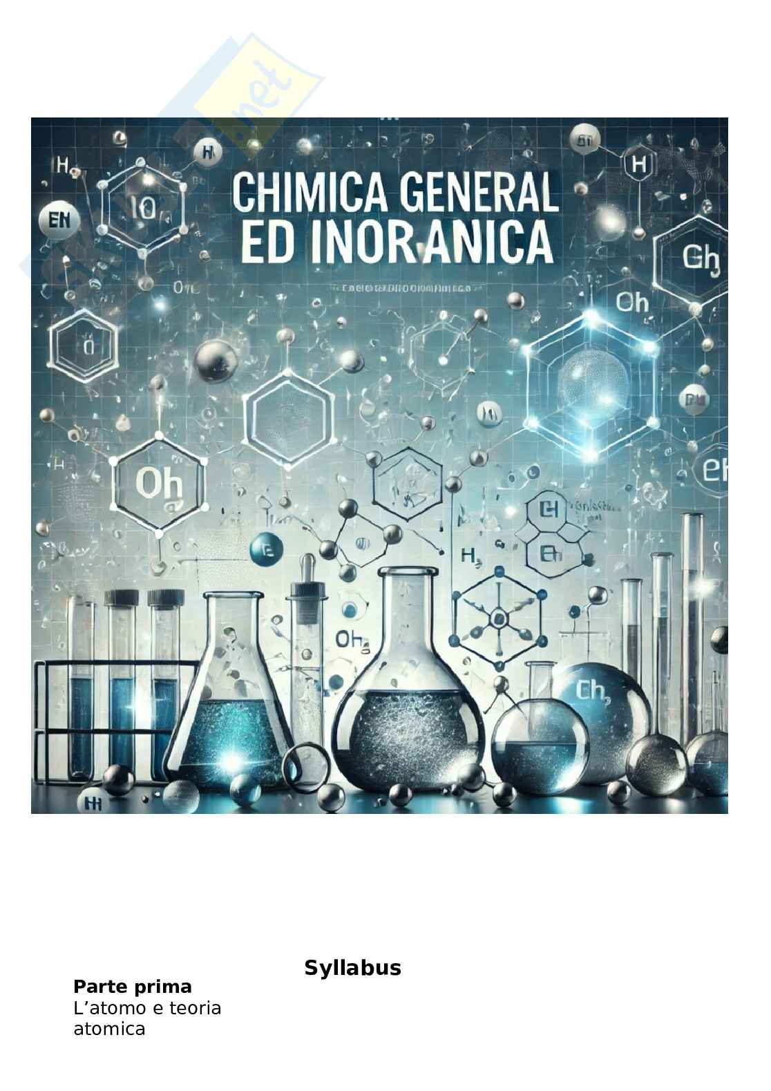 Chimica generale ed inorganica  Pag. 1