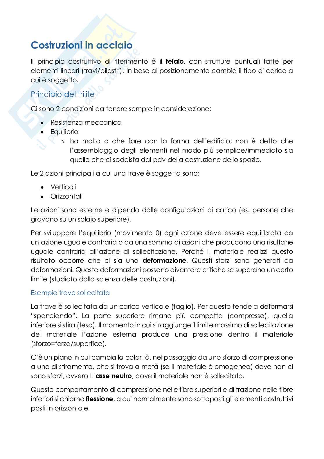 Costruzioni in acciaio Pag. 1