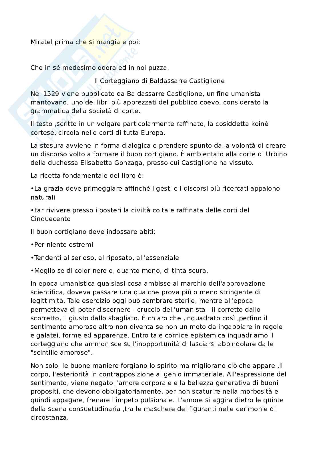 Appunti relativi ai video 9-10 di Letteratura italiana 2 Pag. 2