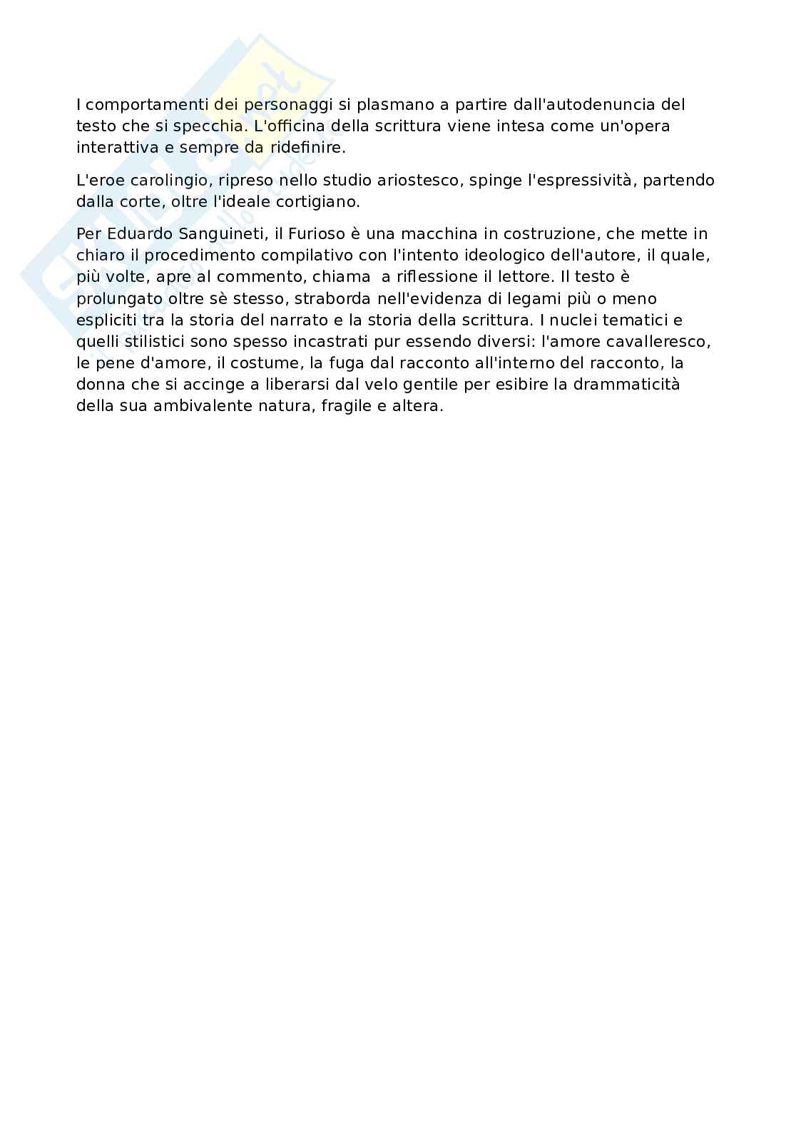 Appunti relativi ai video 9-10 di Letteratura italiana 2 Pag. 6