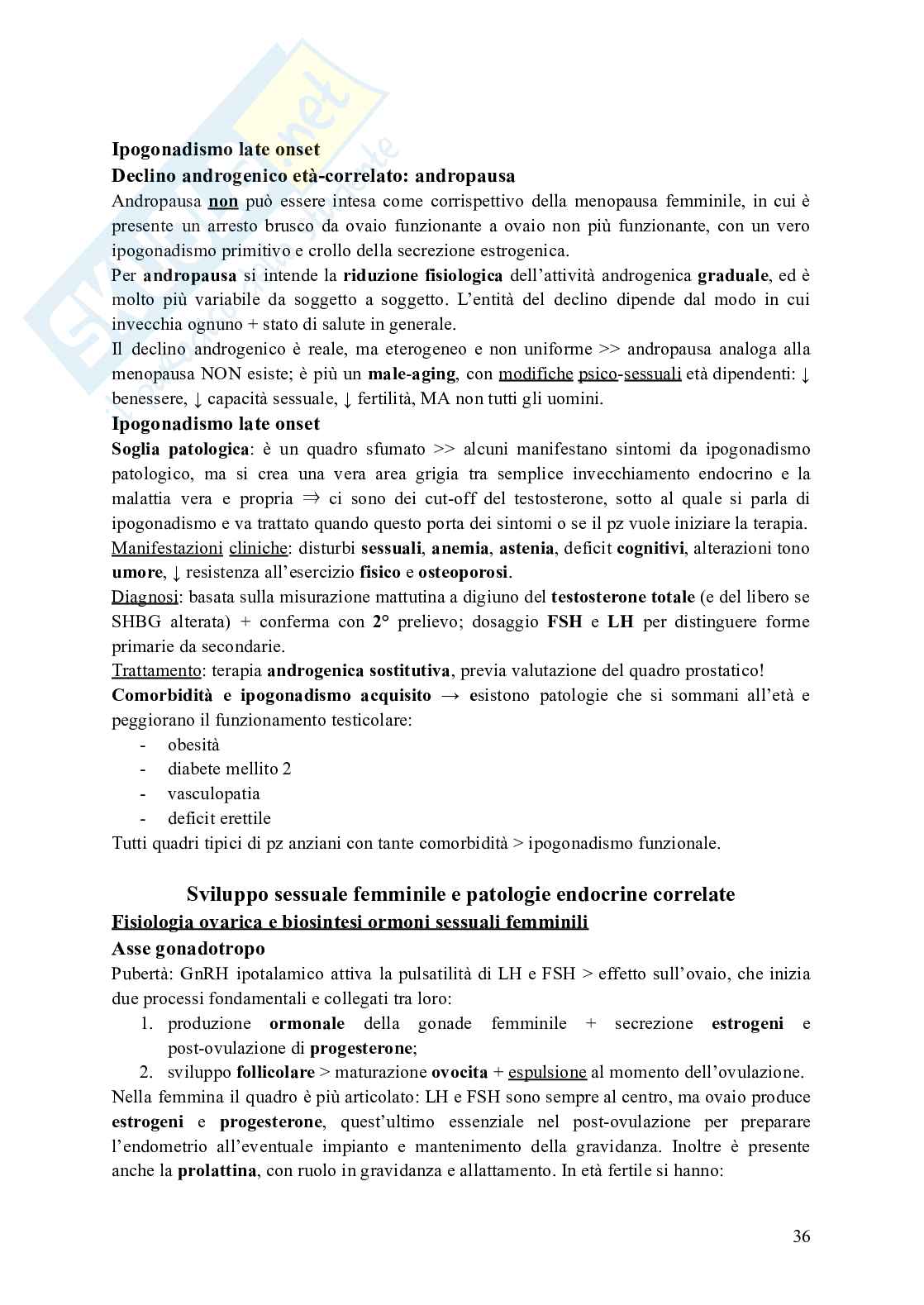 Schemi di Endocrinologia Pag. 36