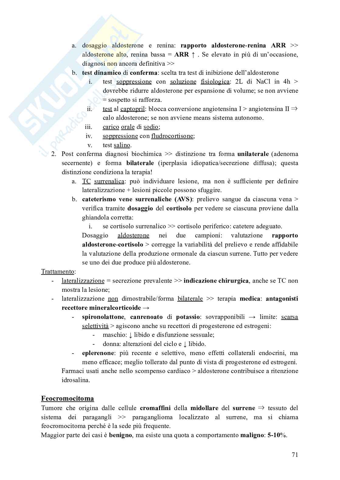 Schemi di Endocrinologia Pag. 71