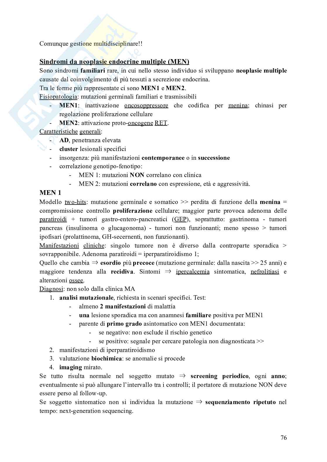 Schemi di Endocrinologia Pag. 76