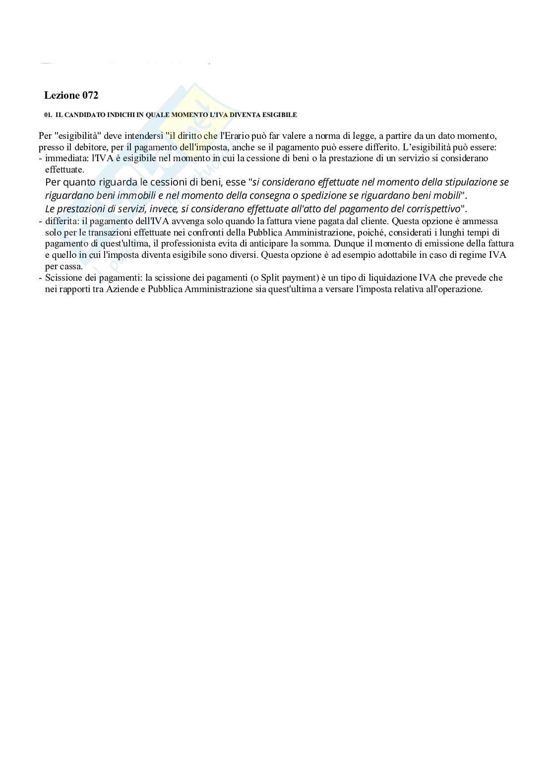 Domande e risposte chiuse + aperte Diritto tributario 2023-2024 Pag. 81