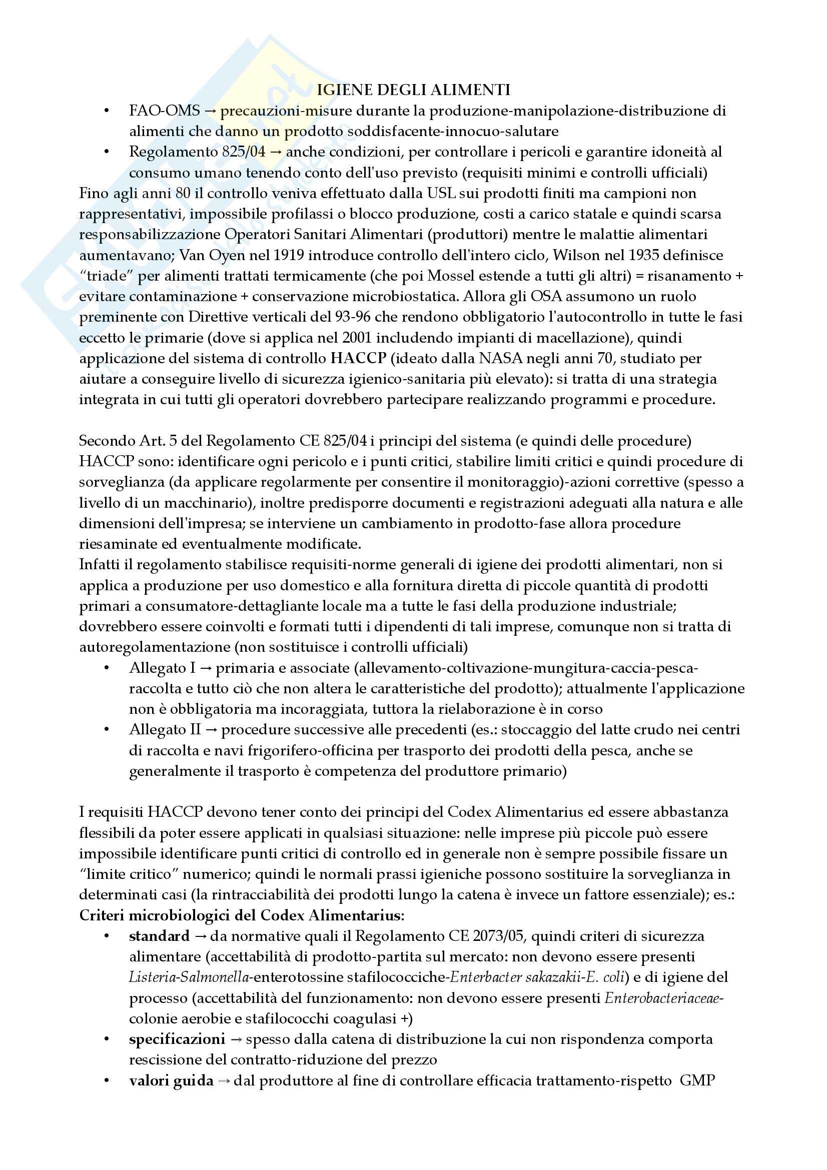 Lezioni, Igiene Pag. 1