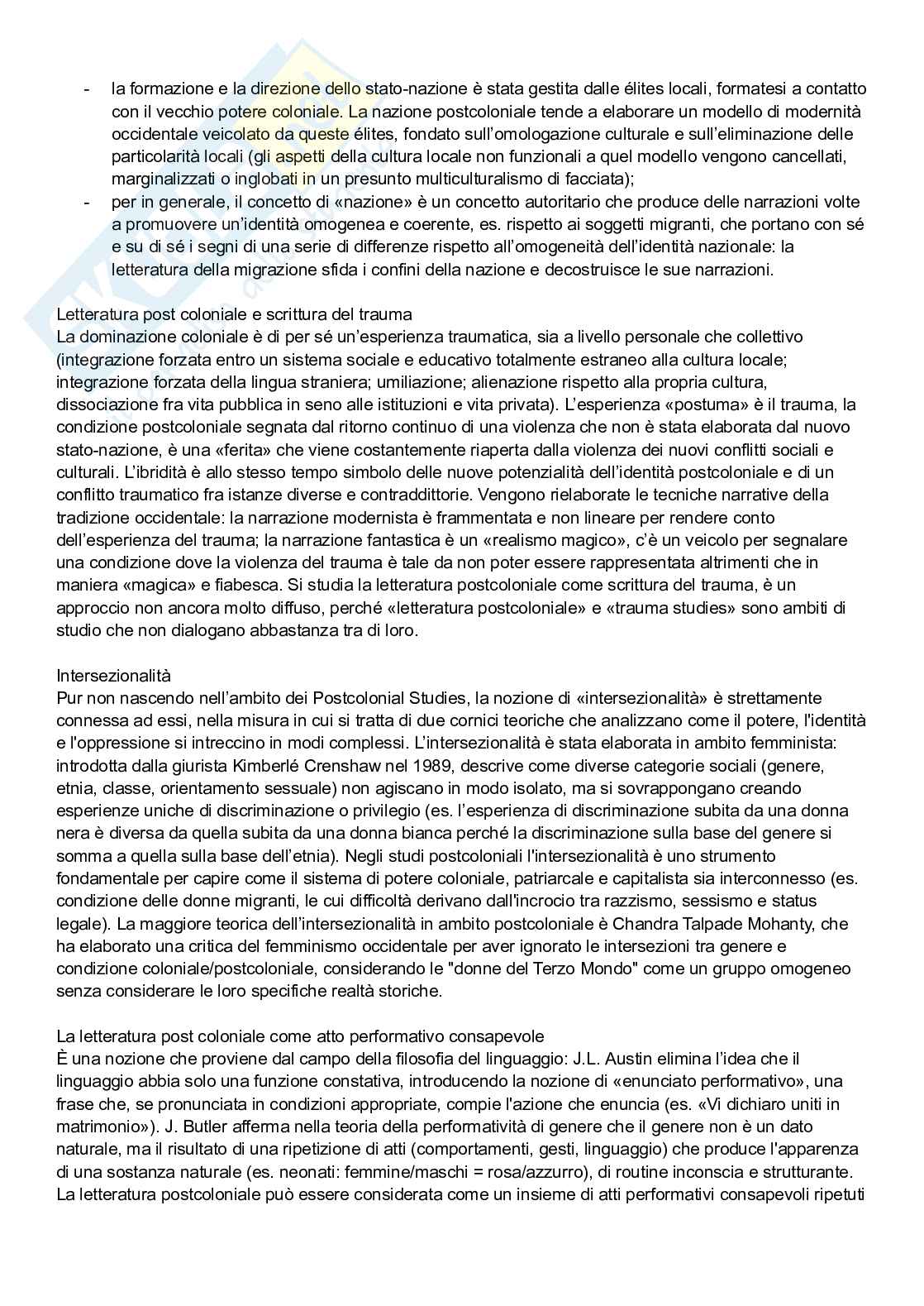 Riassunto esame Letterature comparate, Prof. Carmagnani Paola, libro consigliato Che cos’è la narrazione, Male a Est, Eva dalle sue rovine, Beloved, Bernardelli, Simionel, Devi, Morrison  Pag. 21