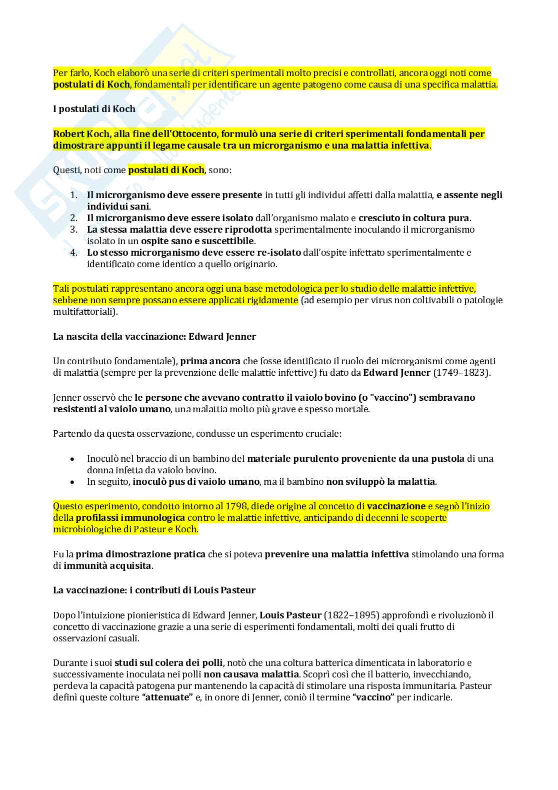 Appunti completi Nutrizione e microrganismi: infezioni e fermentazioni Pag. 2