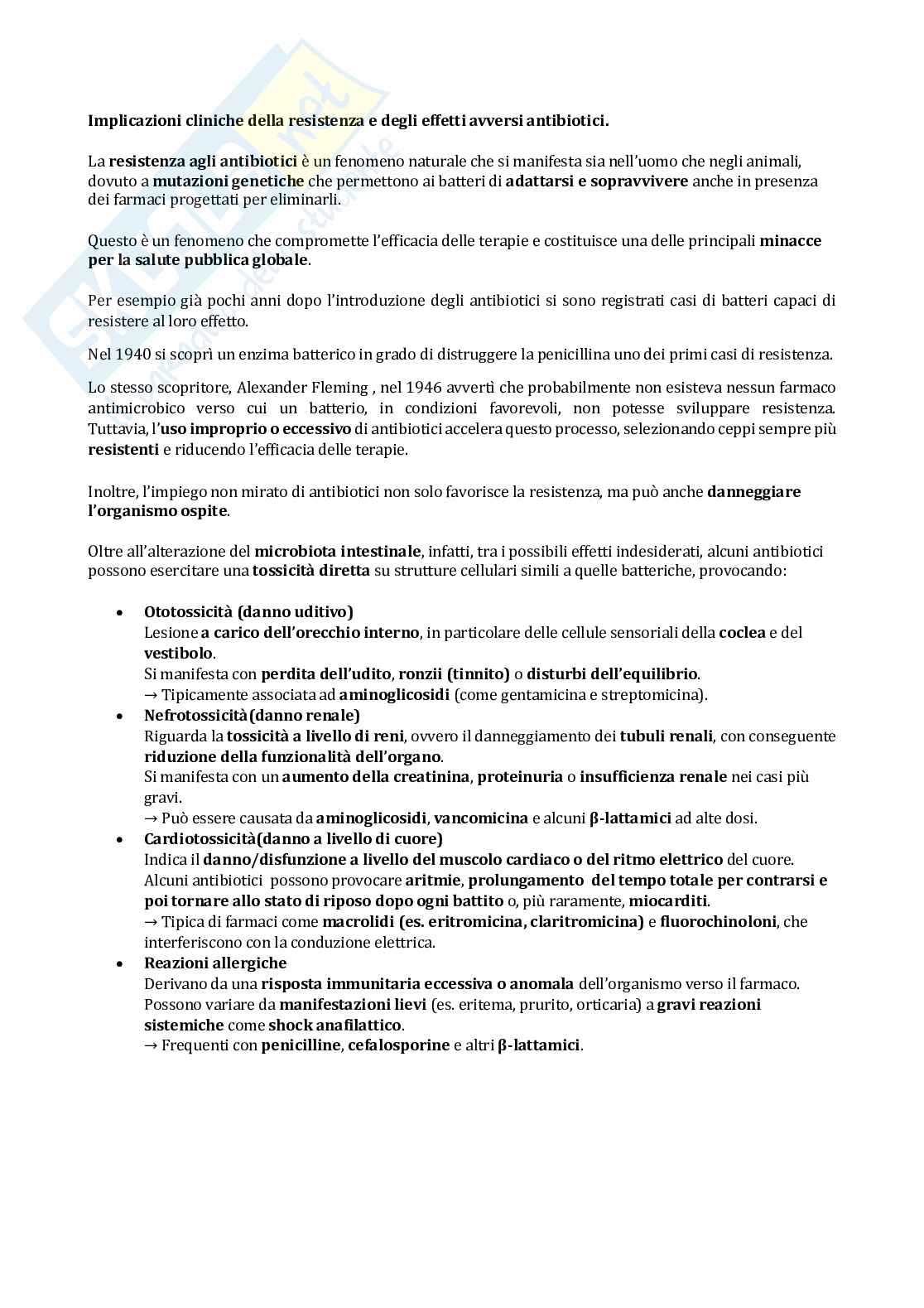 Appunti completi Nutrizione e microrganismi: infezioni e fermentazioni Pag. 36