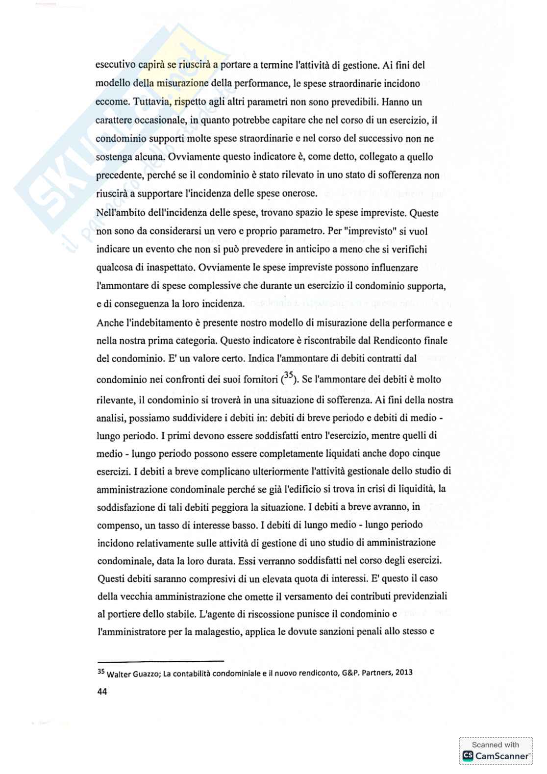 Riassunto esame Sistemi informativi di controllo, Prof. Mancini Daniela, libro consigliato Il nuovo condominio, Cusano Pag. 26