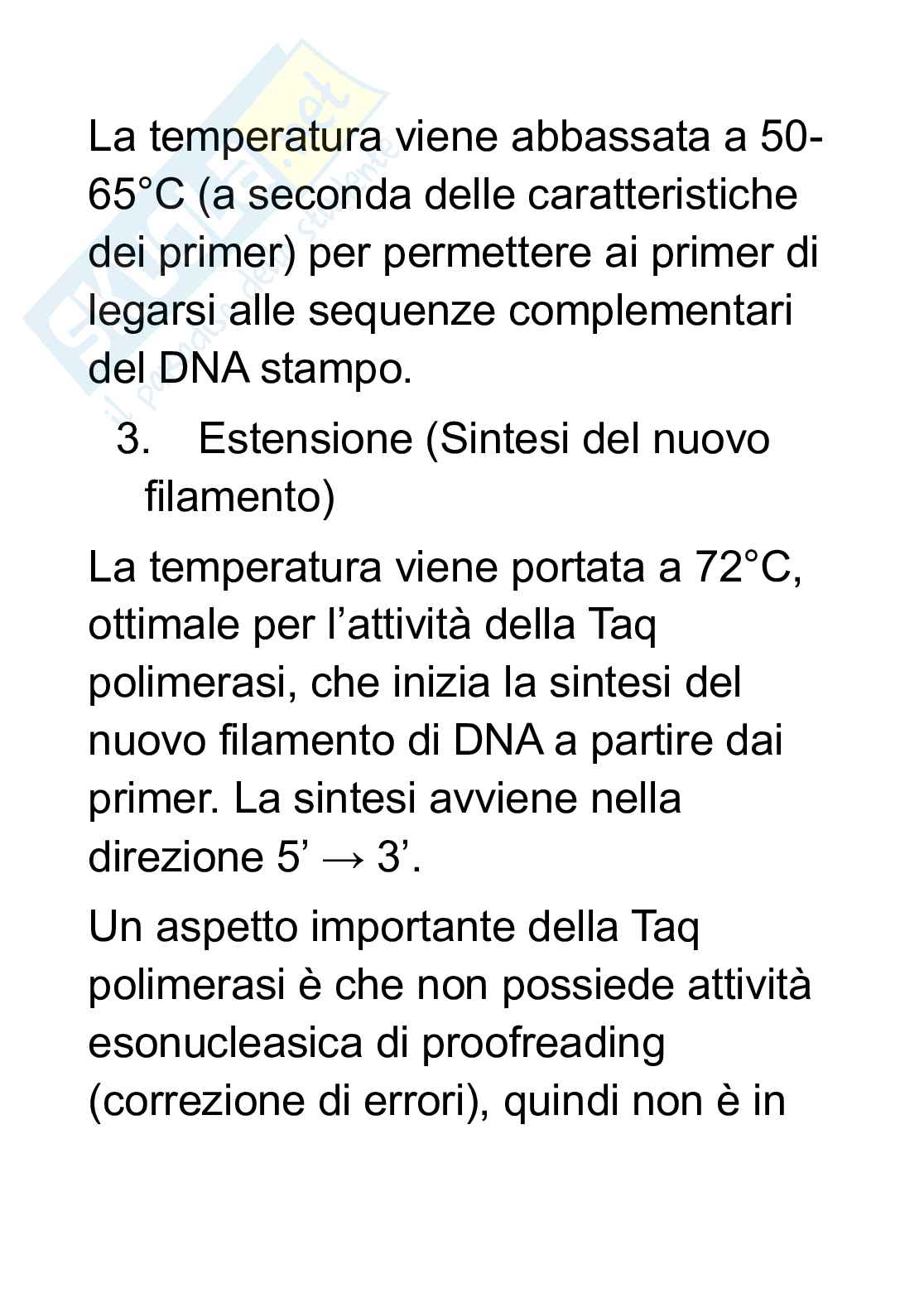 Schemi Biologia molecolare  Pag. 2