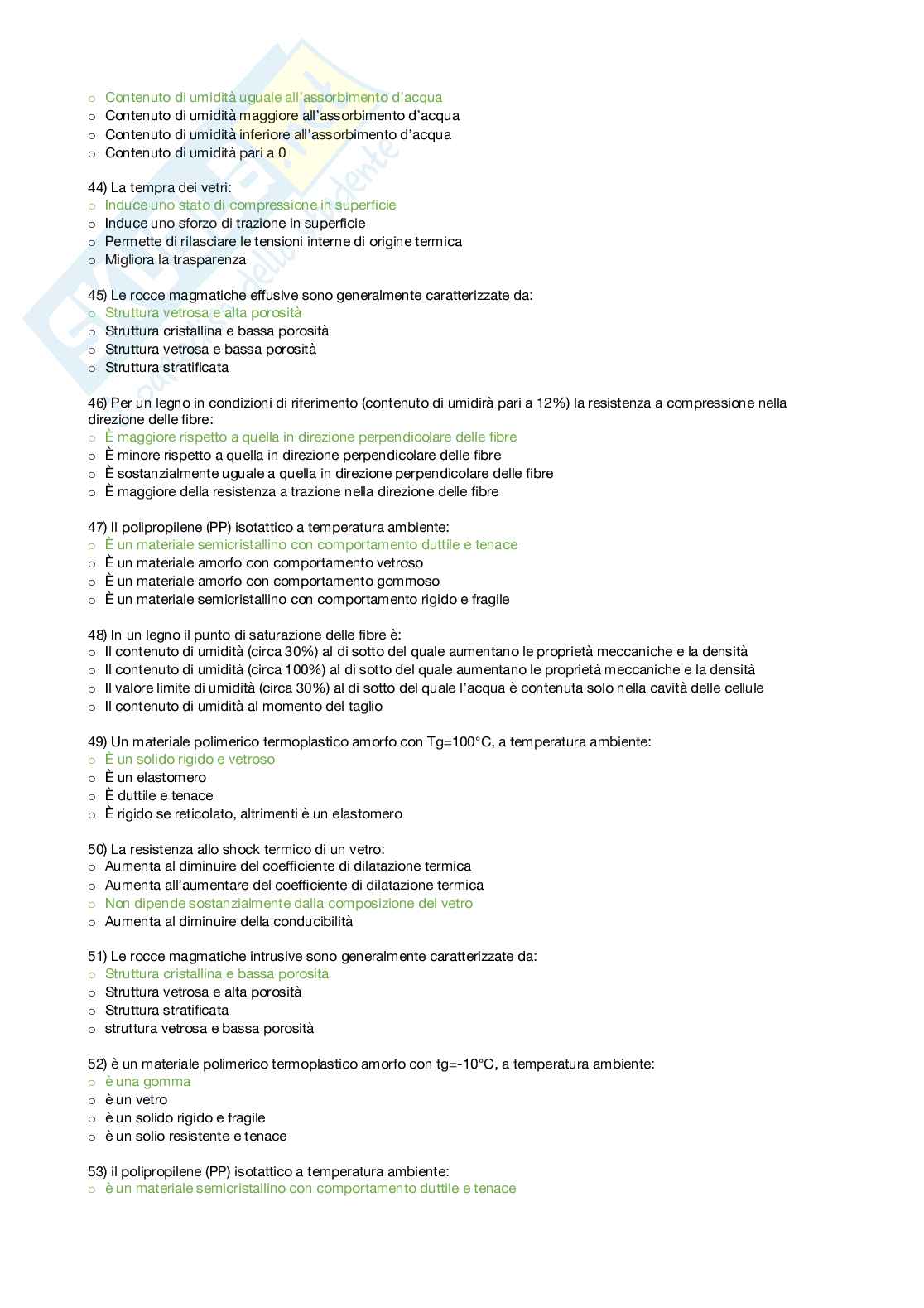 Domande preparazione primo parziale Tecnica delle costruzioni Pag. 6