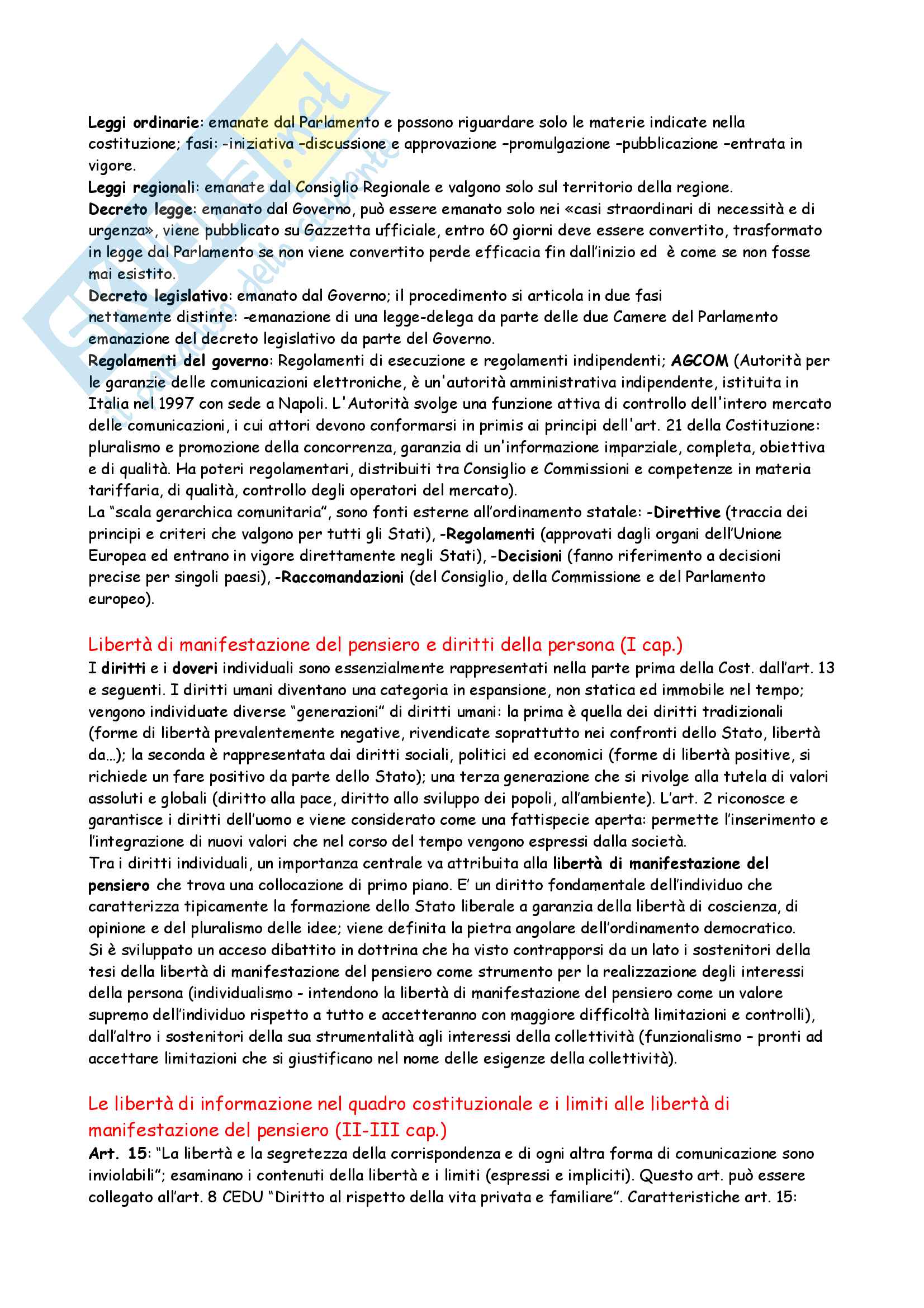 Fonti del diritto Pag. 2