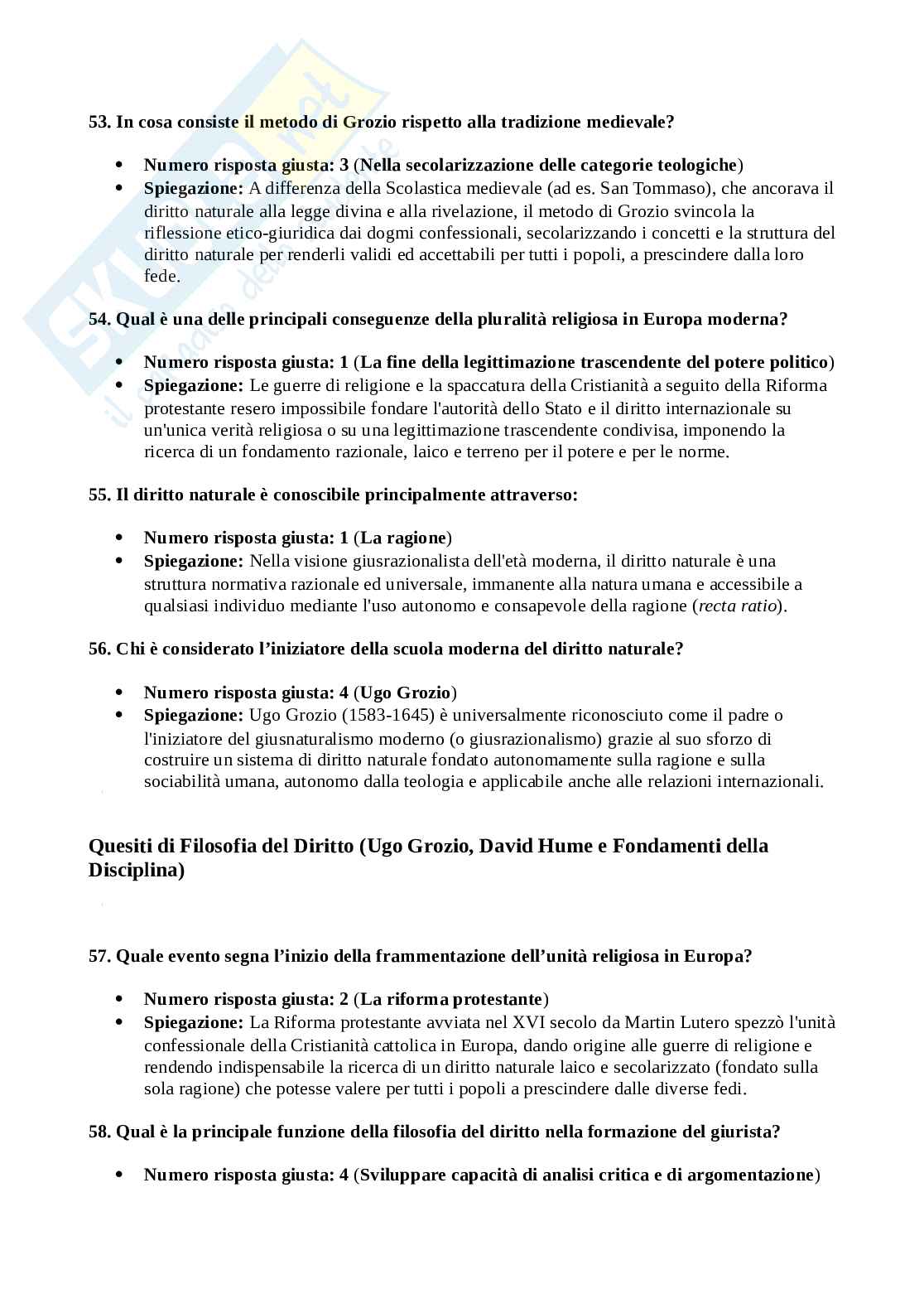 Paniere Filosofia del diritto Pag. 11