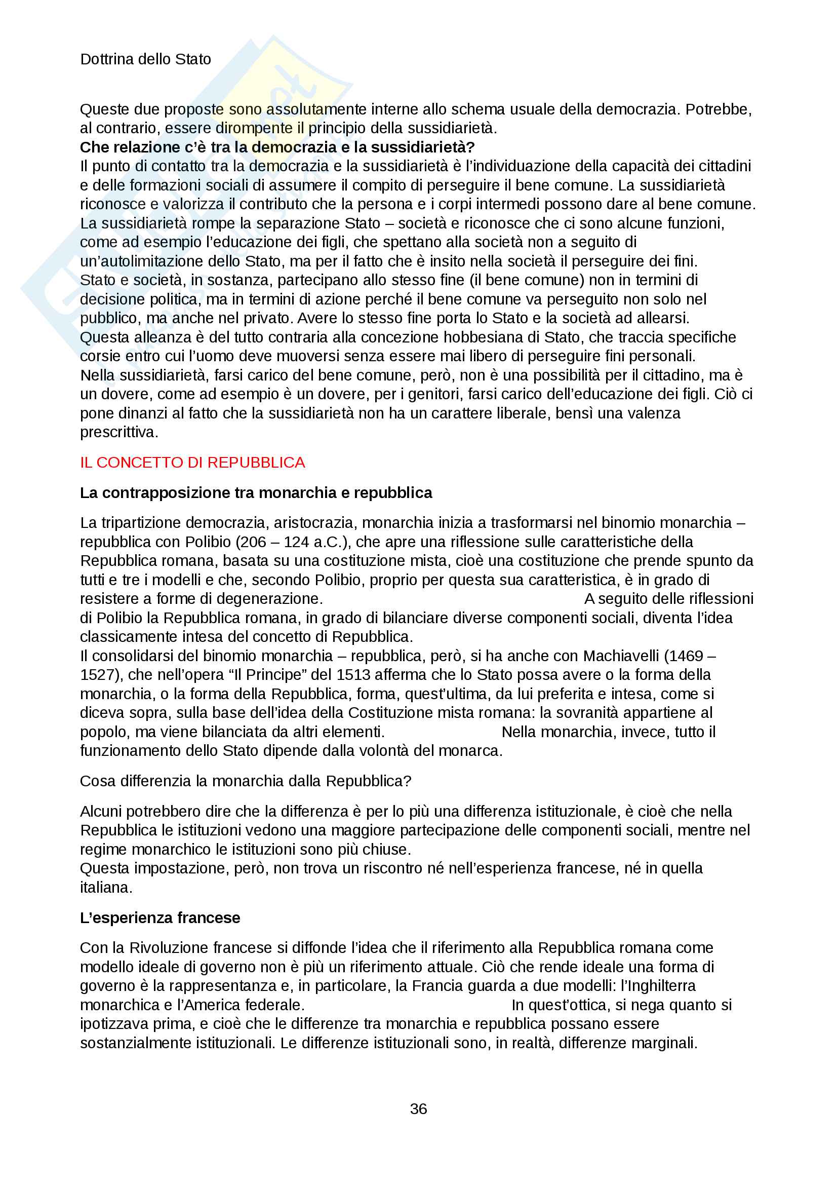 Dottrina dello Stato Pag. 36