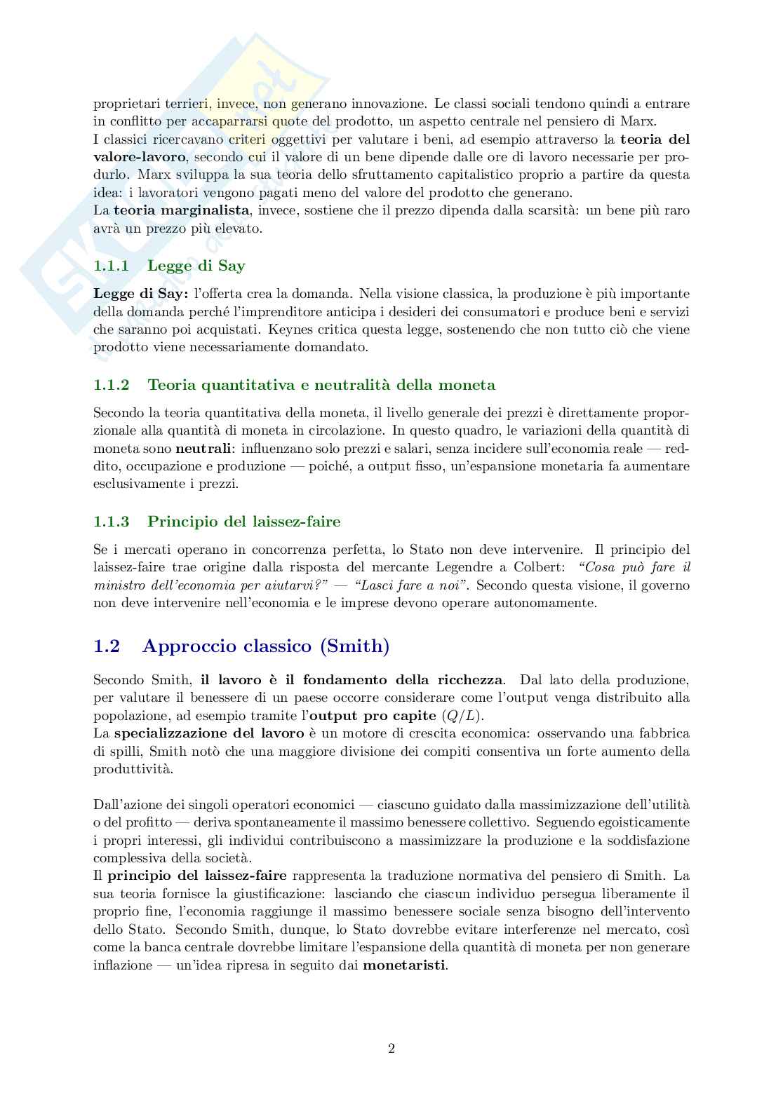 Appunti Analisi economica aggragata - modulo 1 Pag. 6
