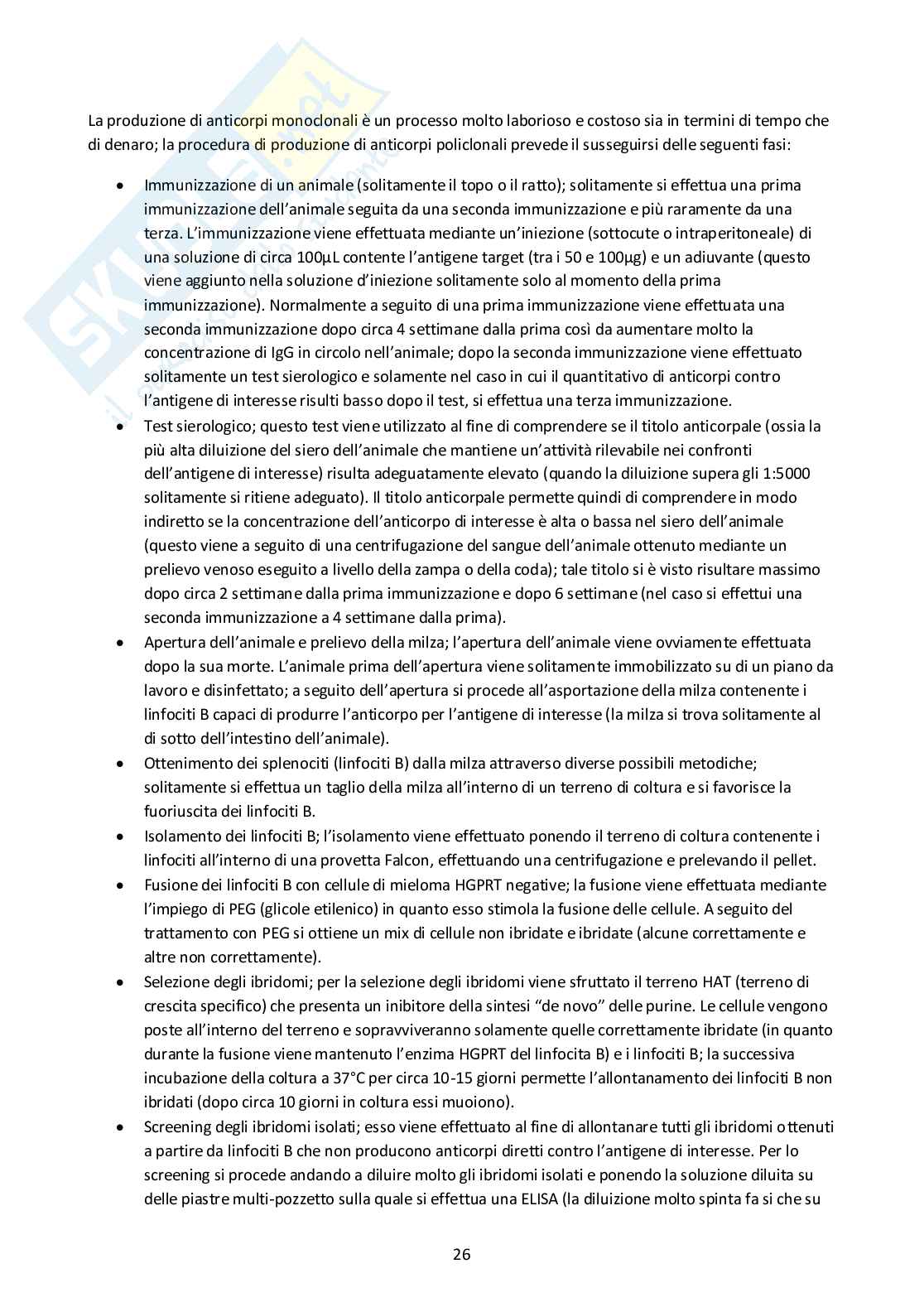Tecniche di biologia molecolare e cellulare Pag. 26