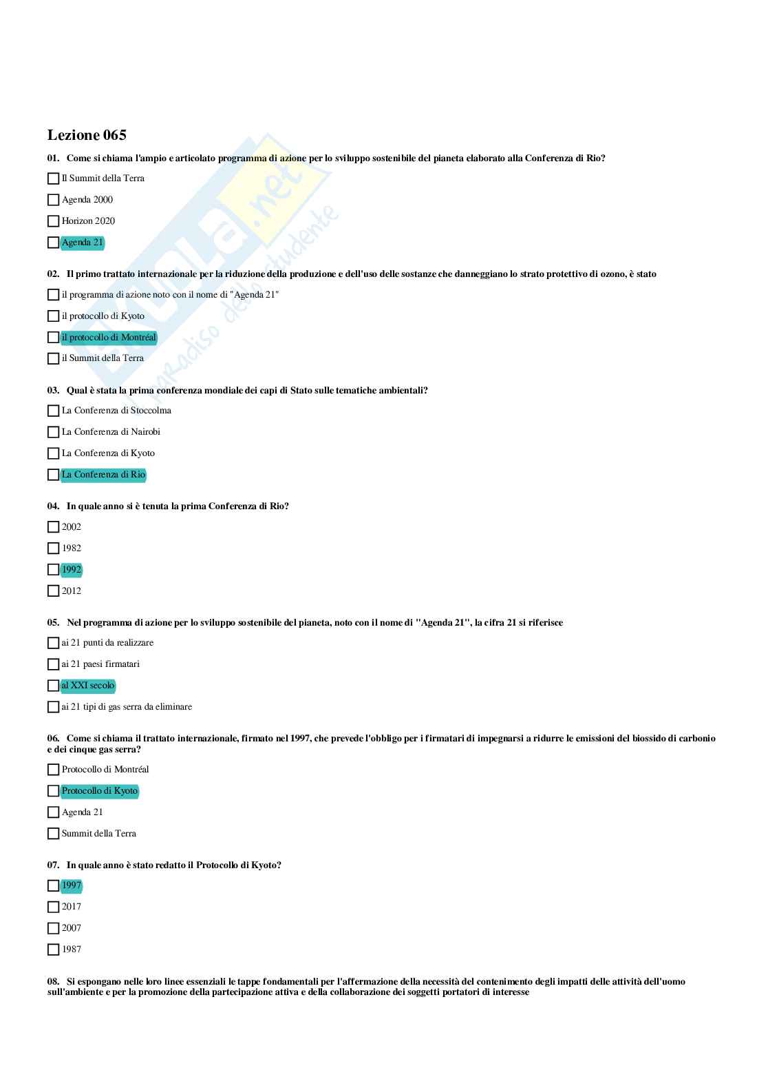 Paniere Etica della comunicazione - Risposte multiple - aggiornato (2026) Pag. 71