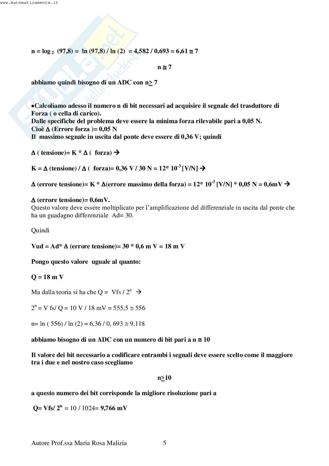 2011 tema di Elettronica per l'indirizzo Elettronica e Telecomunicazioni Pag. 6